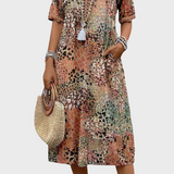 Clara | Vestido Midi Suave com Decote em V