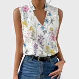 Márcia | Top de Verão Suave com Decote em V