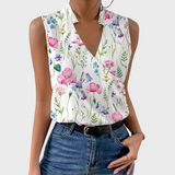 Márcia | Top de Verão Suave com Decote em V