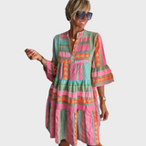 Juliana | Vestido Boho com Camadas Fluídas