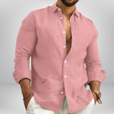 Dominic Adam | Pánská lněná košile s dlouhým rukávem