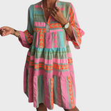 Juliana | Vestido Boho com Camadas Fluídas