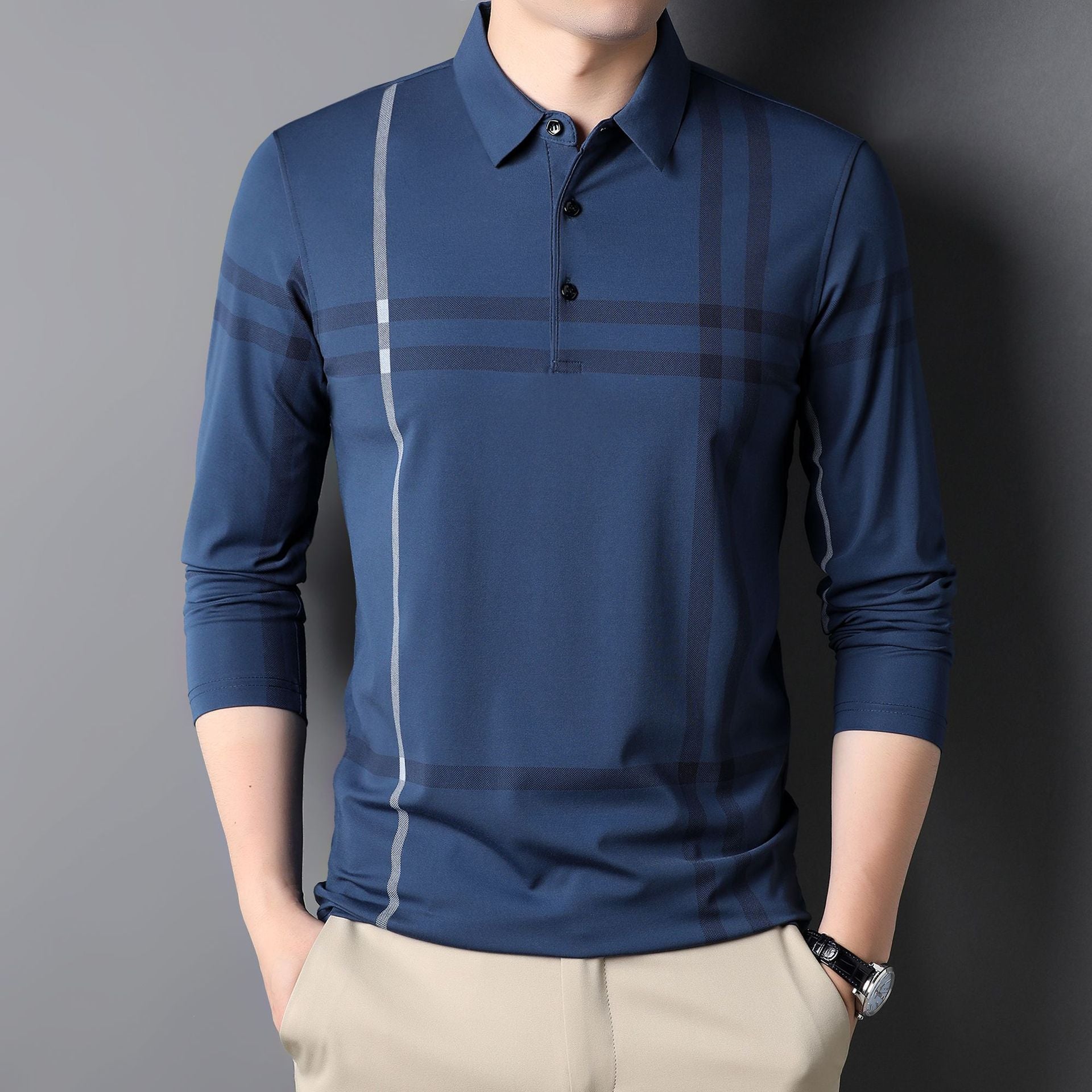 Eduardo – Klasična prugasta polo majica