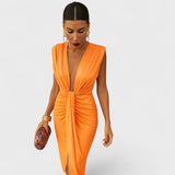 Julia - Haljina s otvorenim dekolteom