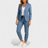 Gabriela - Elegantna odjevna kombinacija s jaknom i hlačama 