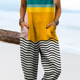 Ilse | Umělecký overalový jumpsuit 