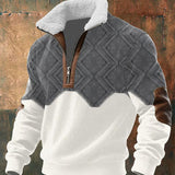 Bram - Dukserica na zip s visokim ovratnikom od umjetnog krzna