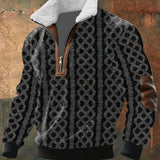 Baylor - Džemper s patent zatvaračem i visokim okrugom ovratnikom s krznom