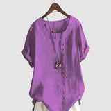 KAYLA™  | Dámská halenka s krátkým rukávem