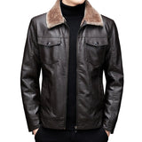 Blake - Jaqueta de couro vintage