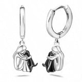 Naušnice za zagrljaj psa Purity (okrugli patentni zatvarač) 