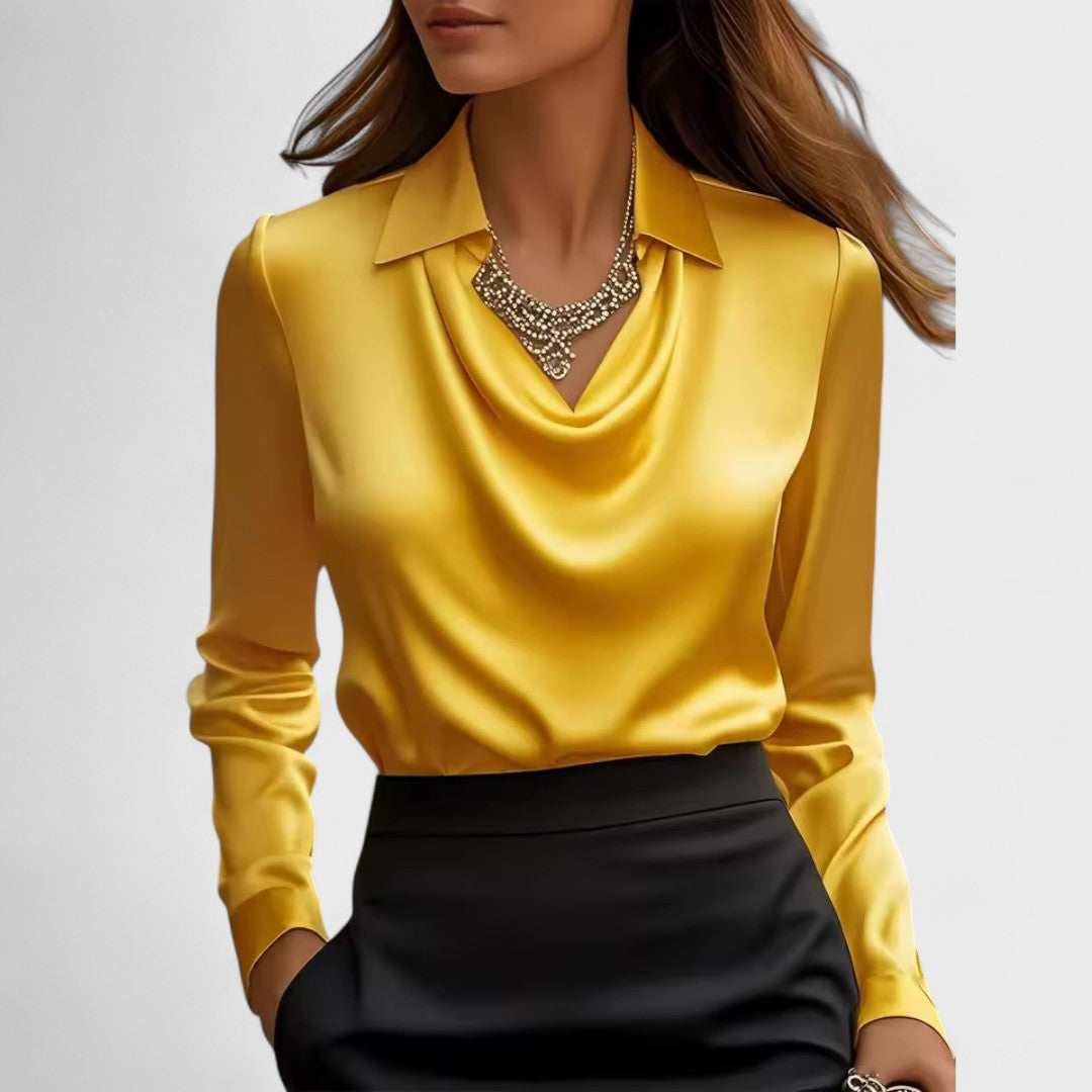 Anna – Elegantní saténová halenka