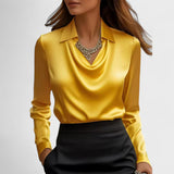 Anna – Elegantní saténová halenka