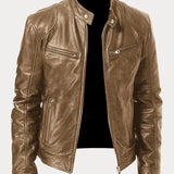 Victor - Casaco de couro casual