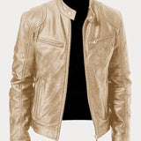 Victor - Casaco de couro casual