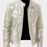 Victor - Casaco de couro casual