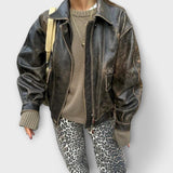 Carina - Vintage traperice s leopard printom