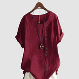 KAYLA™  | Dámská halenka s krátkým rukávem