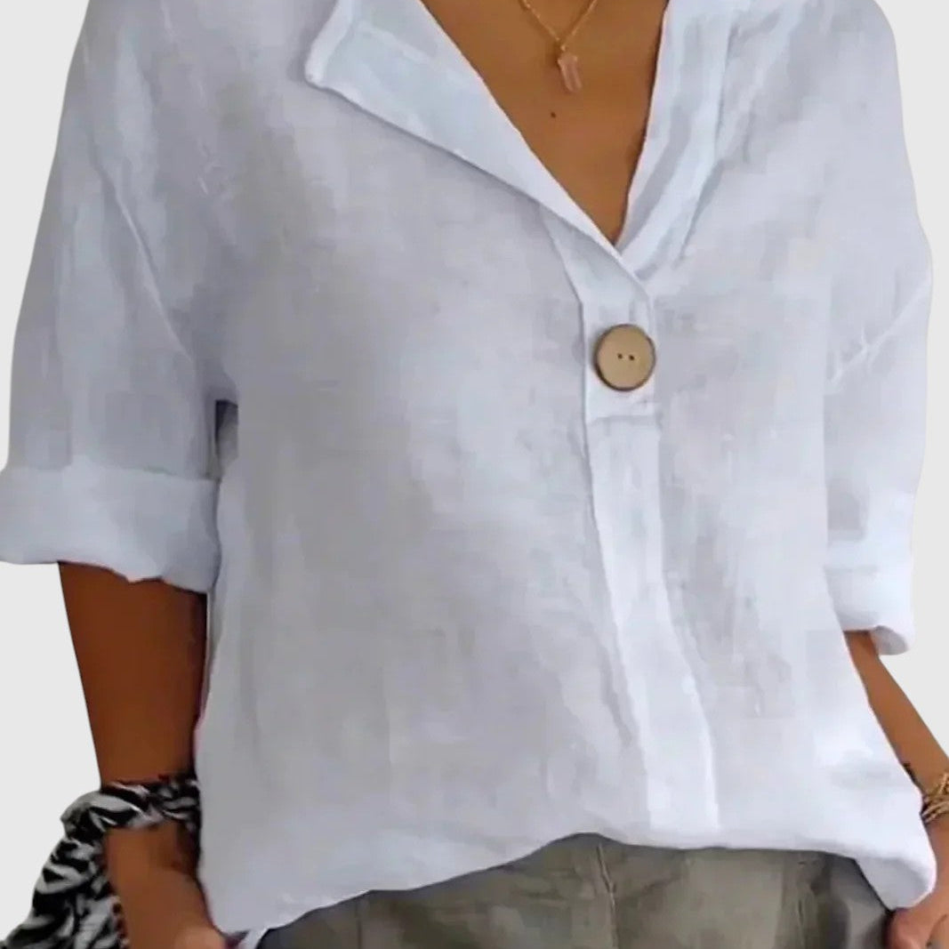 Zamma™ | Volná lněná halenka