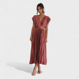 Eduarda - Vestido midi elegante