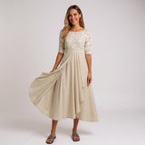 FROYDA™ | Elegantní společenské šaty s krajkou