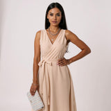 DANA | dlouhé šaty s výstřihem do V