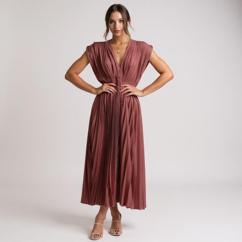 CECILIA | Šaty s výstřihem do V