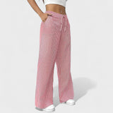 Maria - Udobne široke hlače sa stilskim detaljima.