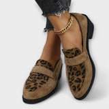 Camila - Sapatos elegantes com padrāo leopardo