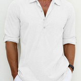 Raphael | klasická látková košile z lnu 1+1 ZDARMA