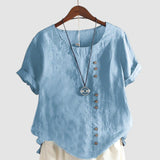 KAYLA™  | Dámská halenka s krátkým rukávem