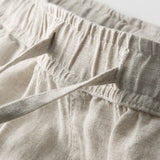 Lucente - Uvolněné lněné kalhoty