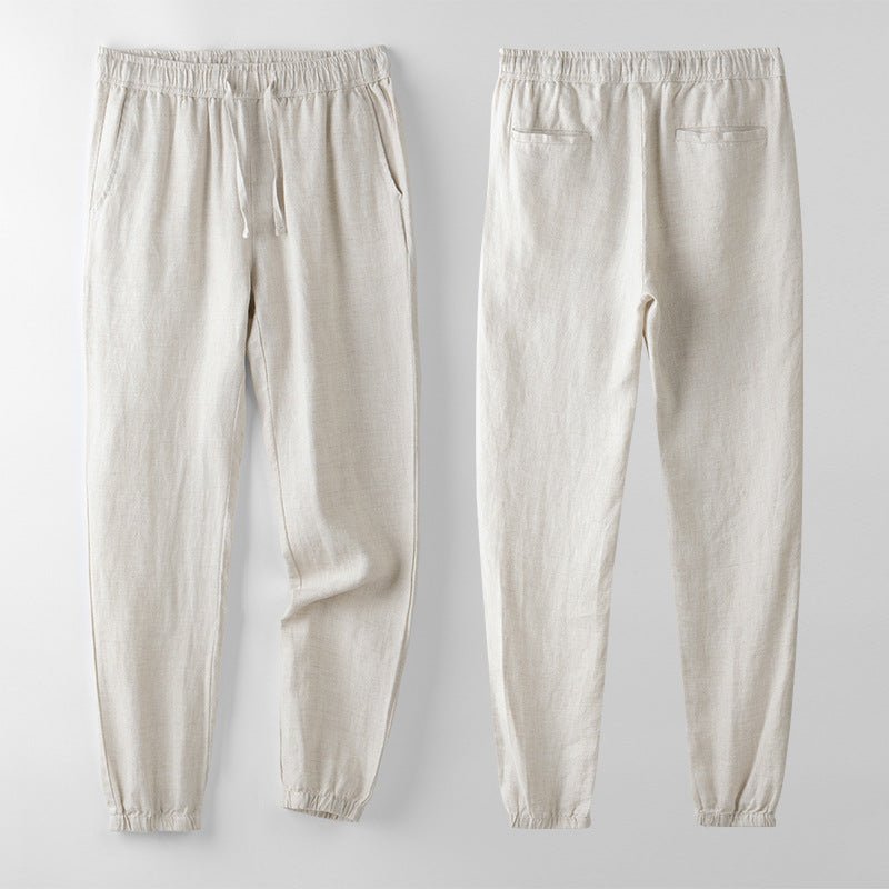 Lucente - Uvolněné lněné kalhoty