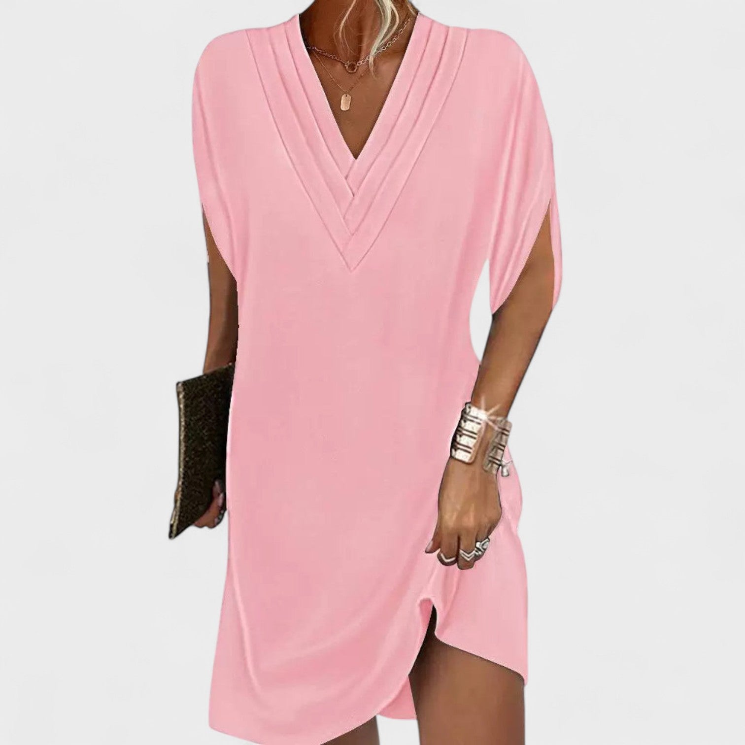 Helena - Elegantna haljina s otvorenim rukavima