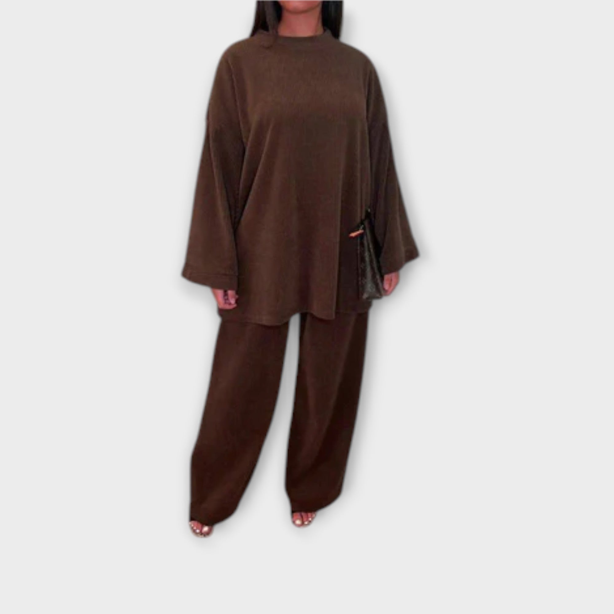 Ingrid - Sada ve velké velikosti - Žebrovaný styl