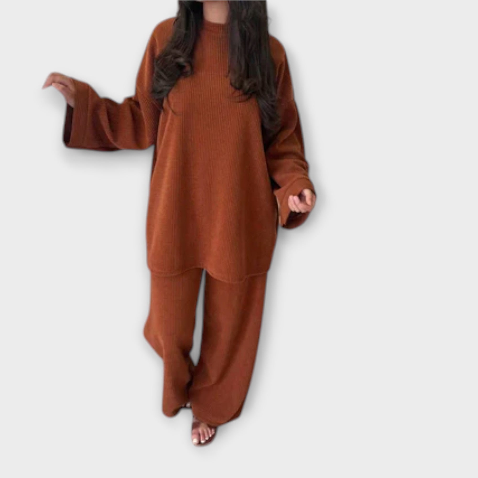 Ingrid - Sada ve velké velikosti - Žebrovaný styl