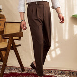 Kalhoty Sesto seersucker