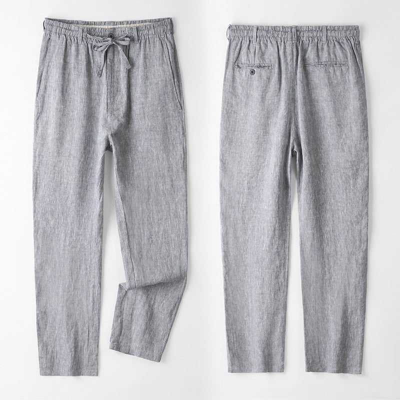 Soleto pánské chinos s úpravou na míru z lnu